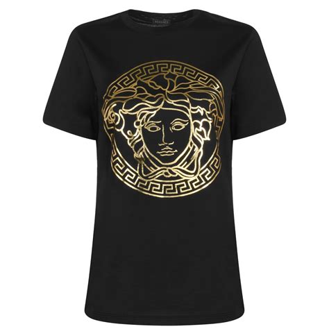 versace collection cotton shirt blue|versace collection t shirt medusa.